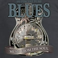 thumbnail image 3 of CafePress - Blues Music From The Soul Vintage Long Sleeve T Sh - Long Sleeve Dark T-Shirt, 3 of 4