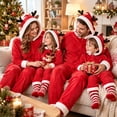 thumbnail image 7 of Onesie Family Christmas Pajamas Matching Sets Holiday Sleepwear Christmas Pajamas Onesie Animal Jumpsuit Sleepwear Adult Couples, 7 of 7