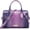1-colorful Purple, variant on NCY Top-Handle Crocodile Purses For Women Crossbody Leather Bags Trendy Large Capacity Tote with Shoulder Strap
