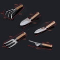 thumbnail image 2 of Gardening Tools Stainless Easy To Store Indoor And Outdoor Planting Tools 5 Pieces Hy, 2 of 5