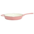 thumbnail image 6 of The Pioneer Woman 12-inch Pink Enamel Cast Iron Skillet, 6 of 7