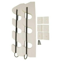 Taco Marine P03-133W 3-Rod Bungee Rod Holder - Pair, White