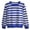 Blue, variant on YDFCWXW Boys Girls Striped Crewneck Sweatshirt, Winter Long Sleeve Pullover Warm Top for Toddler Kids (Blue, 6-7 Years)