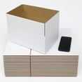 thumbnail image 3 of Mycheny 25-Pcs 9x6x4 Inches Corrugated Cardboard Shipping Boxes - BM964 Small Business Mailers, Ecommerce Gift Boxes for Mailing, Storing, 3 of 7