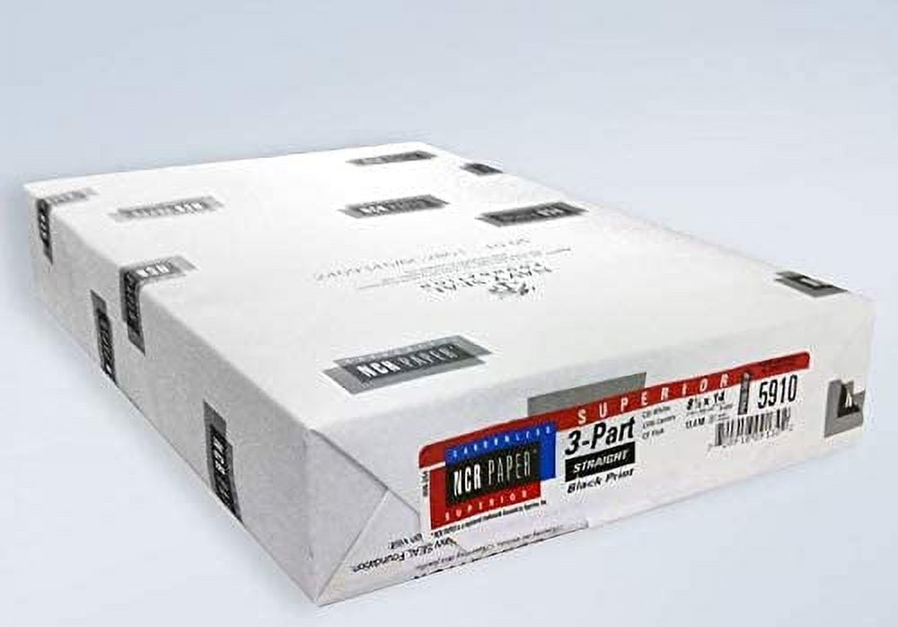 Limited Papers(TM) Carbonless Sheets, Superior, Pre Collated, Multi Part, Bond Finish. (3-Part Straight 8.5 x 14, White/Canary/Pink (5910), 10 Ream)