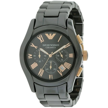 Emporio Armani Chronograph Black Ceramic Men's Watch, AR1410