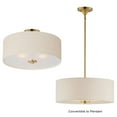 thumbnail image 4 of 10014OMNAB-Maxim Lighting-Bongo - 3 Light Semi-Flush Mount-11 Inches Tall and 18 Inches Wide, 4 of 5