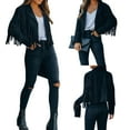 thumbnail image 5 of TheFound Veste à Col pour Femmes, Manches Longues, Ouverte, 5 of 5