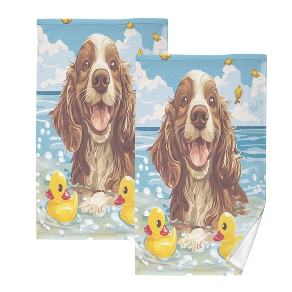 BZSMCE Face Towel Hand Towel Bath Towel Cotton Bath Towel Sets Hand Bath Towels Fashion Sunny Splash Pattern