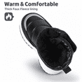 thumbnail image 6 of BABAYA Toddler Winter Snow Boots Water-Resistant Warm Faux Lined Booties for Little Kids Girls Boys, 6 of 8