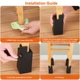 Adjustable Chair Risers, iMounTEK 4Pcs Furniture Risers with Screw