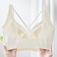 thumbnail image 6 of Xdegoge No Underwire Bras for Women Seamless Push Up Criss Cross Breathable Bralettes Comfort Wireless Full Coverage Everyday Bra, 6 of 6