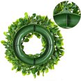 thumbnail image 5 of SPRING PARK Artificial Plastic Wreath Fake Jasmine Leaves Door Hanging Garland Decor, 5 of 6