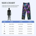 thumbnail image 2 of Salouo Starry Night Iris Field Print Pajama Pants for Men, Lounge Pants Elastic Waistband Casual Men's sleepwear Loungewear Sleep Pajama Pant -Large, 2 of 7