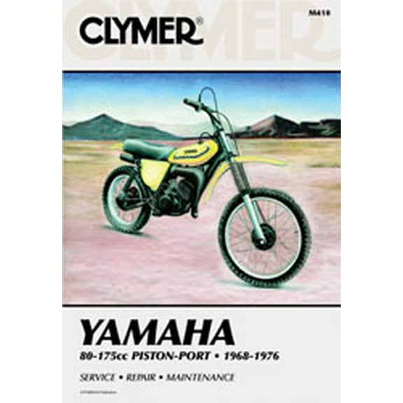 Clymer Repair/Service Manual '68-76 80-175cc Piston-Port Engines (M410)