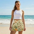 thumbnail image 3 of Yuyamidu Colorful Flowers Tennis Skirts for Women High Waisted Athletic Skort Built-in Shorts with Pockets Breathable Women's Golf Skorts Casual Travel Vacation Skirt Size 2XL, 3 of 7