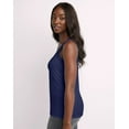 thumbnail image 2 of Hanes Women's Scoopneck Cotton Jersey Tank Navy L, 2 of 4