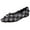 Black, variant on Cowboy Flat Shoes for Women Embroidery Cowgirl Front Point Causal Plaid Comfortable Walking Shoes