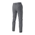 thumbnail image 3 of Gamivast Checkered Chino Pants for Men Slim Fit Stretch Plaid Trousers Casual Dress Pants for Men Business Office Work Bottoms Flat Front Classic Everyday Fashion Wear, 3 of 6