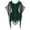 Green, variant on Halloween Gothic Shirts for Women Butterfly Sleeve Cold Shoulder Renaissance Shirts Mesh Sheer Blouse Vintage Dark Clothes Black M
