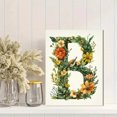 thumbnail image 2 of Qisvanset Framed Canvas Wall Art 12x16 Inch Green Alphabet Educational Kids Nursery Wall Art Print, 2 of 5