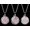 Rose Quartz, variant on 10pc Quartz Tiger Eye Gem Stone dolphin Pendants Prism Magic Reiki Chakra Amulet-Amethyst