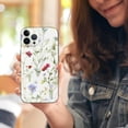 thumbnail image 3 of COMIO  Compatible with iPhone 15 Flower Case, Soft &amp; Flexible Shockproof Cover Flower Garden Patterns Full Body Protective Floral Phone Case for iPhone 15 6.1" 2023 (Garden), 3 of 4