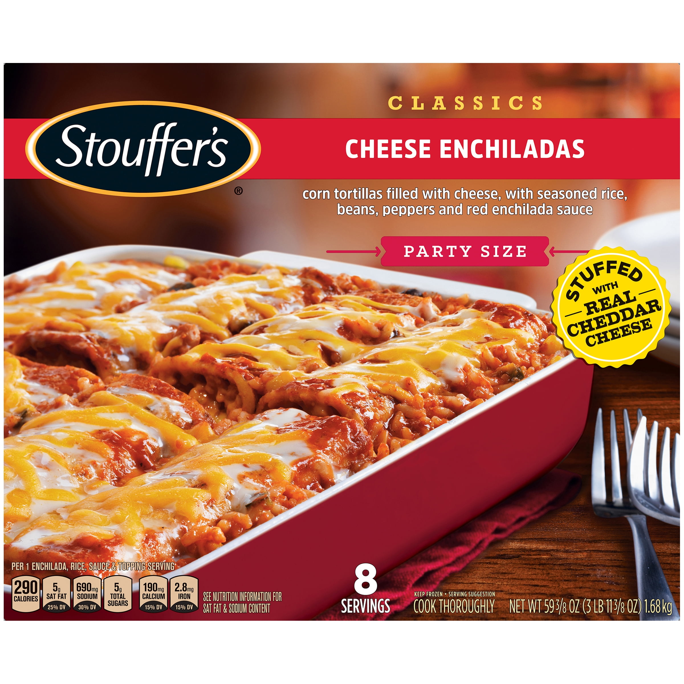 STOUFFER'S CLASSICS Party Size Cheese Enchiladas