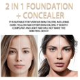 thumbnail image 3 of high quality 2 in 1 Foundation Anti-Wrinkle Concealer with Built-in Brush, Double Head Concealer Foundation, Lasting Waterproof Coverage Concealer, 3 of 5
