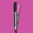 thumbnail image 1 of Plancha alisadora de pelo profesional 3 en 1, rizador de pelo con peine integrado, cepillo alisador de pelo con temperatura ajustable, 1 of 5