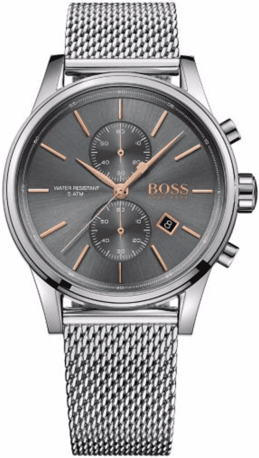 hugo boss mesh strap watch