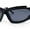 Matte Black - Black, variant on Trendy 90s Robotic Elaborate Mechanical Plastic Sport Sunglasses Matte Black - Black