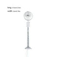 thumbnail image 2 of Miniature Streetlamp 1:87 Scale Decorative LED Signal Lamp Micro-Landscape Accessories Sand DIY Simulation Lamppost Train Silver（Warm Light）, 2 of 7