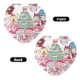 thumbnail image 2 of Qekee Sanrio Print Compact Makeup Mirror Folding Mini Pocket Mirror Portable Hand Mirror Double-Sided 2 x 1x Magnification for Woman Girls-Heart Shape, 2 of 6