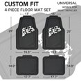 thumbnail image 3 of Heavy Duty Rubber Floor Mats Cow Print Car Mats 4-Piece Car Mat Set - Universal Waterproof Floor Mats for Car SUV Truck, Durable All-Weather Mats, 3 of 5