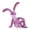 Pink, variant on Rabbit Decor Sculptures, Ongmies 1Pc Sitting Bunny Figurine Statue, Cute Bunny Statues for Office, Shelf, Table, Living Room and Car Dashboard