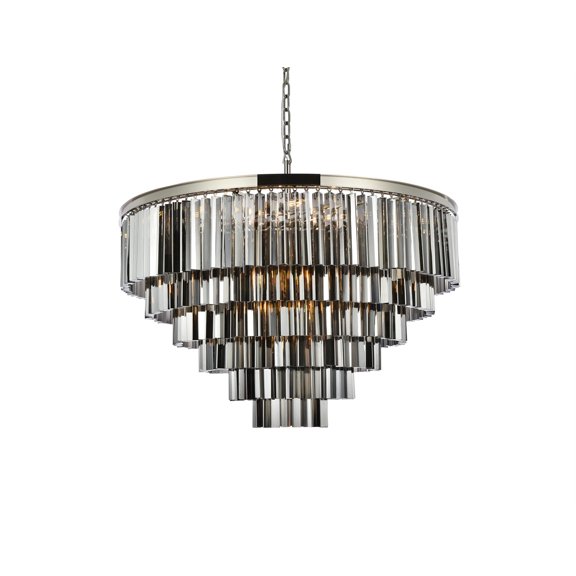 Elegant Lighting Sydney 44" 10 Light Royal Crystal Chandelier