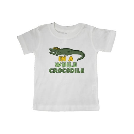 

Inktastic In a While Crocodile with Cool Green Crock in Sunglasses Gift Baby Boy or Baby Girl T-Shirt