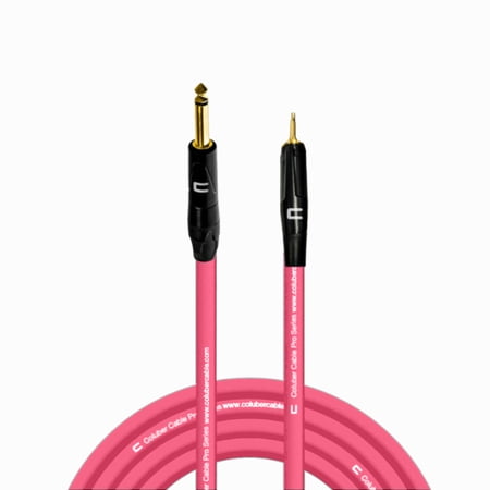 Coluber Cable 1/4" TS Male to 3.5 TS Male - Pro 3-Pin Microphone Connector