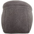 thumbnail image 3 of SNUGRUGS Rupert Mens Suede Moccasin Slippers with Cotton Inner and Suede Sole - Grey - US 8, 3 of 7