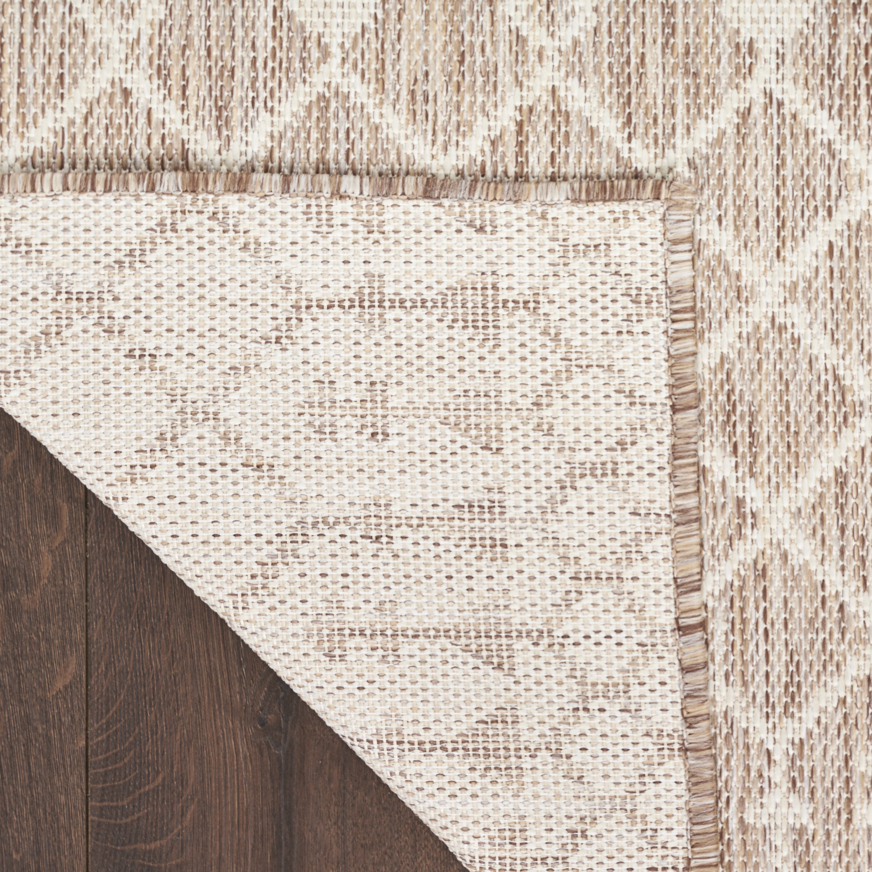 Nourison Positano Indoor/Outdoor Beige 5' x 7' Area Rug (5x7)