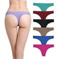thumbnail image 1 of Paquete 6 Tangas Invisibles Sin Costuras Corte Láser Pack Incluye 6 Diferentes Colores Tatys Fashion 5553, 1 of 7