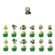 thumbnail image 4 of Kit de globos para fiestas Plants Zombies, 38 unidades con globos de látex, 4 of 4