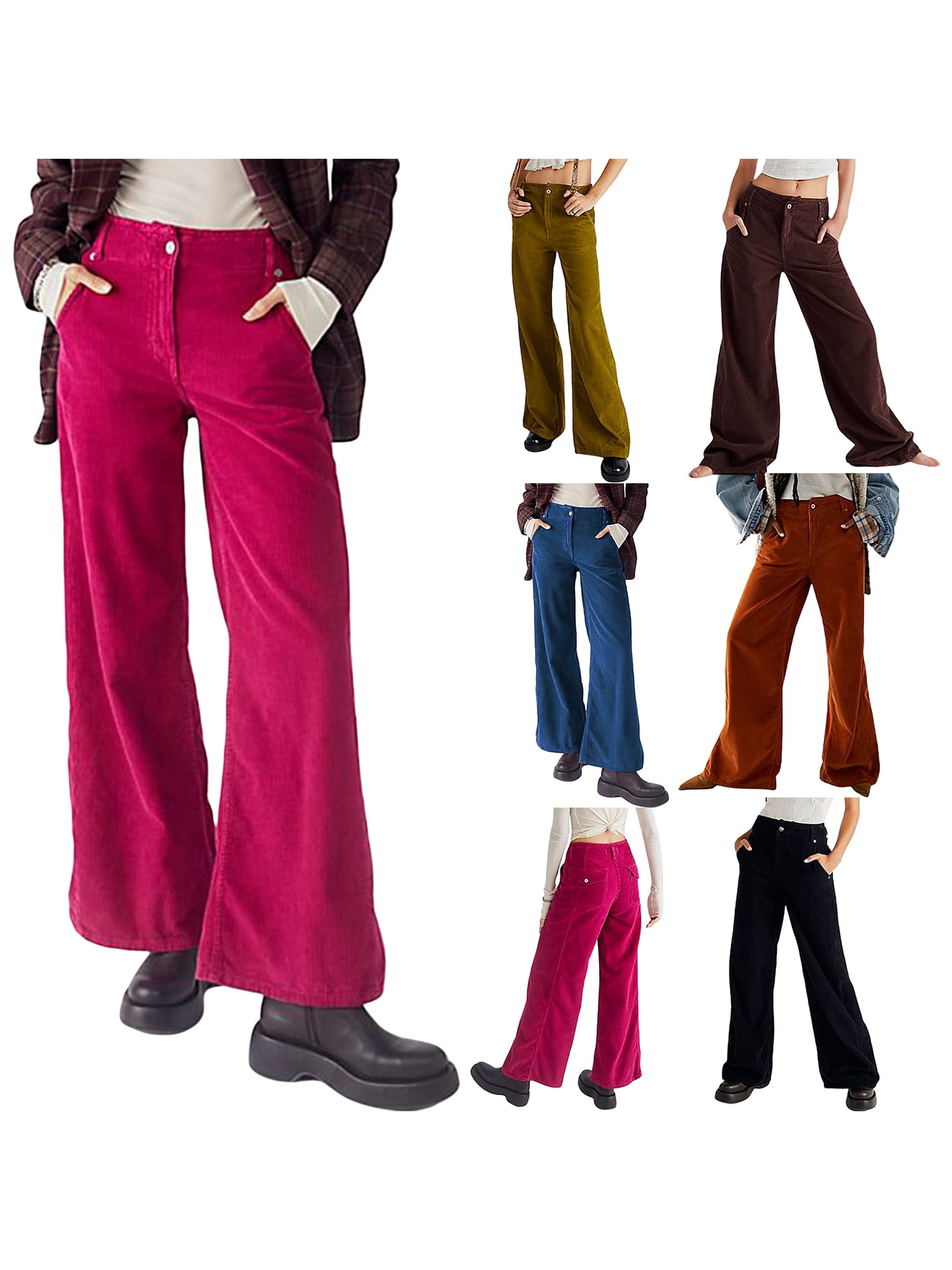 sunisery-womens-corduroy-flare-pants-low-waisted-pants-bell-bottom-wide