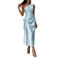 thumbnail image 3 of Sentmoon Robes Maxi Robes d'Été pour Femmes 2026 Été Couleur Unie Coupe Régulière Robe Grande Taille pour le Jour et la Nuit TP-TTG, 3 of 7