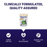 Vetoquinol Flexadin Advanced joint supplement for dogs and cats, once-daily formula with UC-II collagen, clinically proven and vet-recommended, 30 soft chews