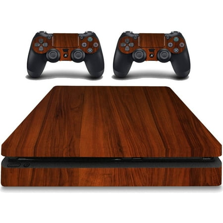 VWAQ PS4 Slim Decal Wood Skin Playstation 4 Slim Sticker Woodgrain Cover VWAQ-PSGC4 [video game]