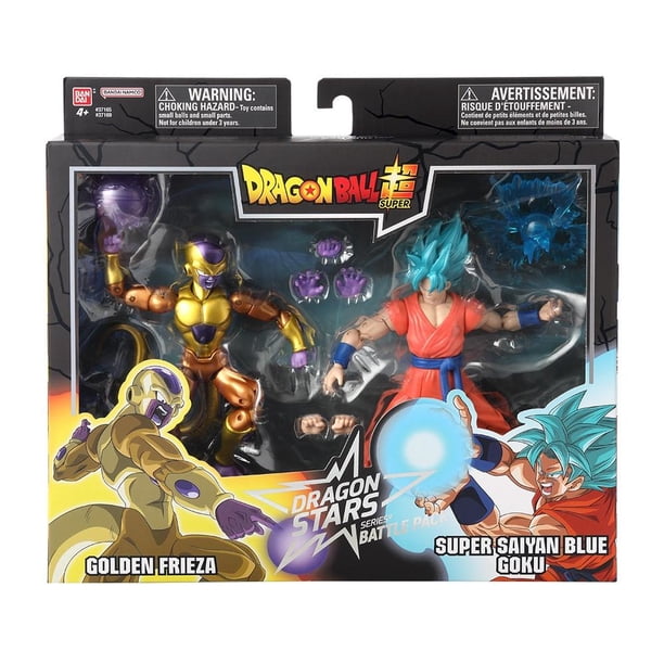Figura de Acción Bandai Dragon Ball Golden Frieza vs Super Saiyan Blue Goku