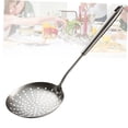 thumbnail image 3 of HEALEEP Food Serving Spoon Noodle Colander Stainless Steel Easy Cleaning 1Set, 3 of 8