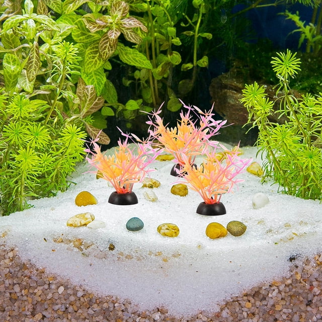 HEALEEP 20Ud Artificiales Para De Acuario Resistentes Y Seguras Para